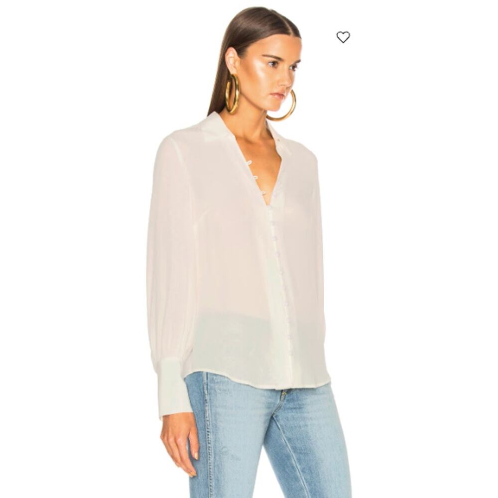 L'agence Naomi Button Loop Blouse - image 2